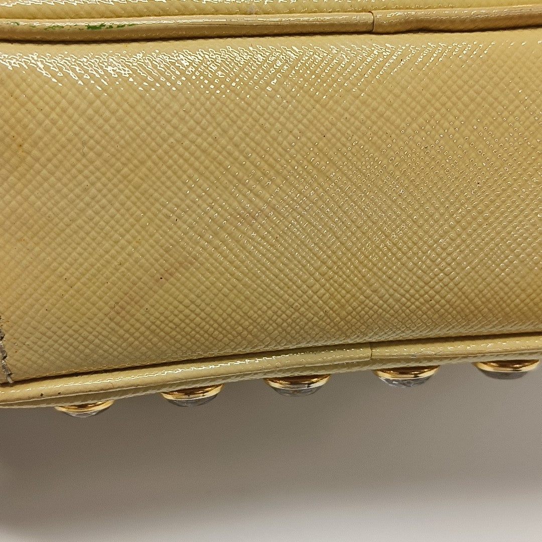 Vitello Phenix Camera Bag Saffiano Calfskin Yellow