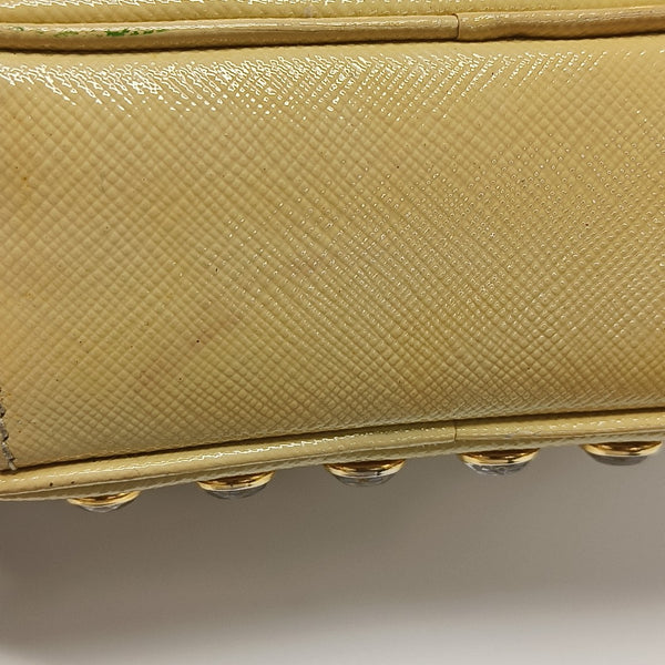 Vitello Phenix Camera Bag Saffiano Calfskin Yellow
