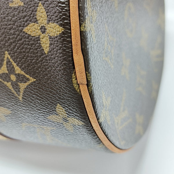 PAPILLON MM Monogram Coated Canvas Brown