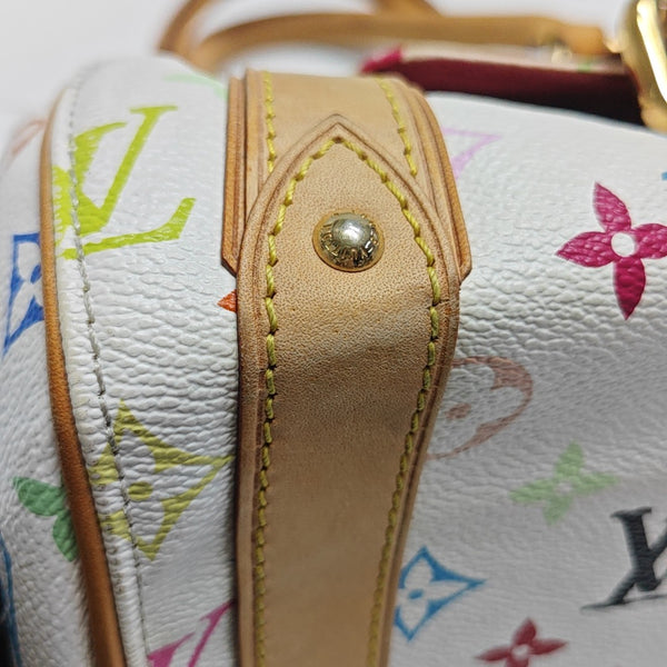 LV × TM PRISCILLA Monogram Coated Canvas White