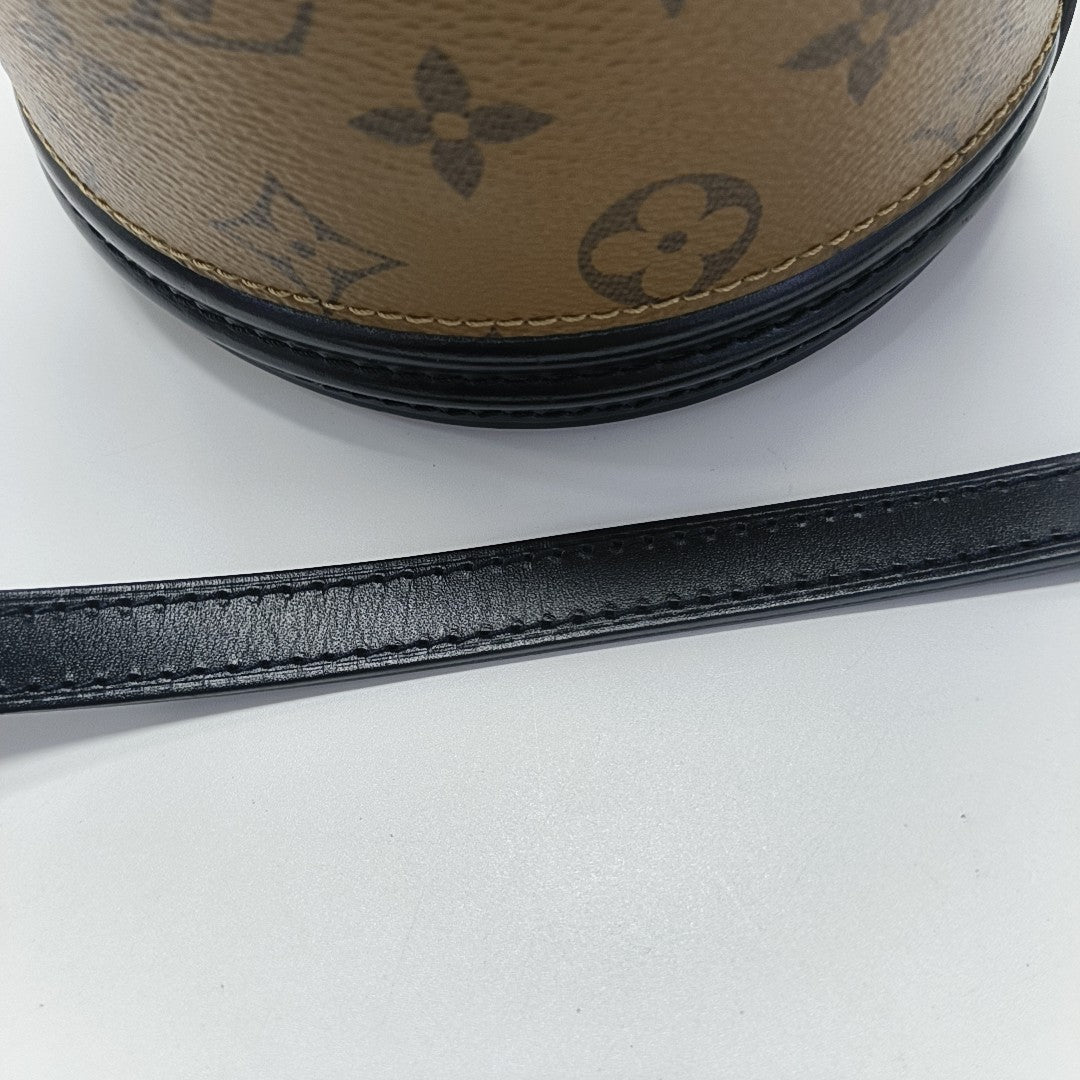 CANNES PM Monogram Coated Canvas Brown
