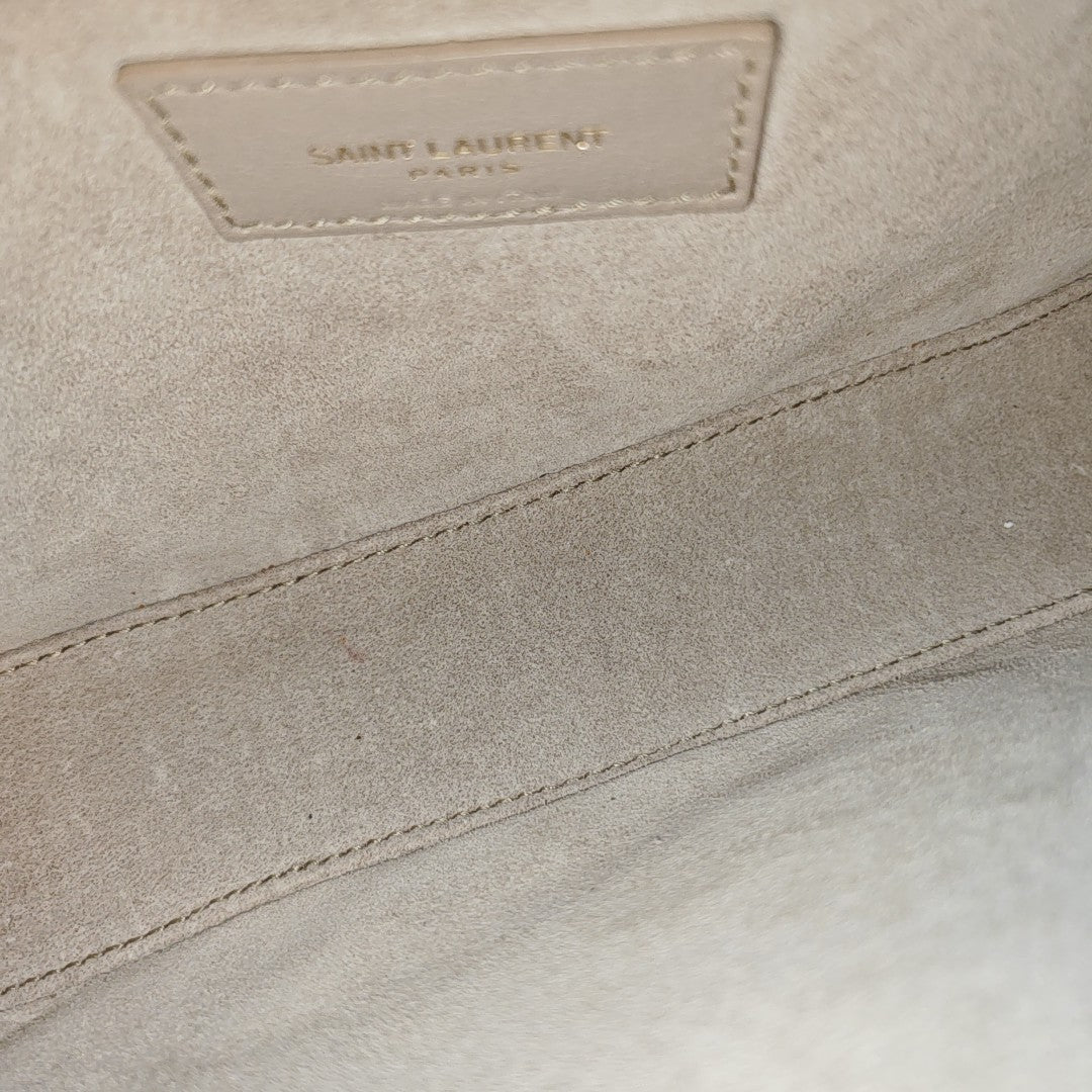 LE 5 À 7 Small Calfskin White