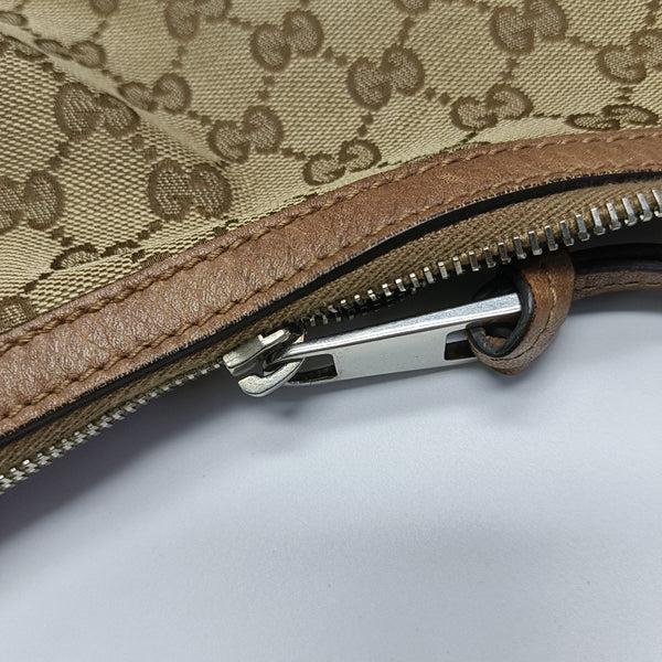 Monogram Canvas Shoulder Bag Beige