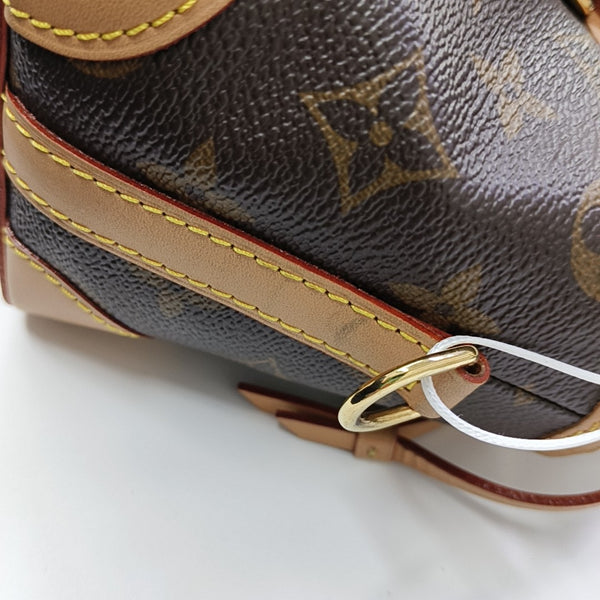 NOÉ Mini Monogram Coated Canvas Brown