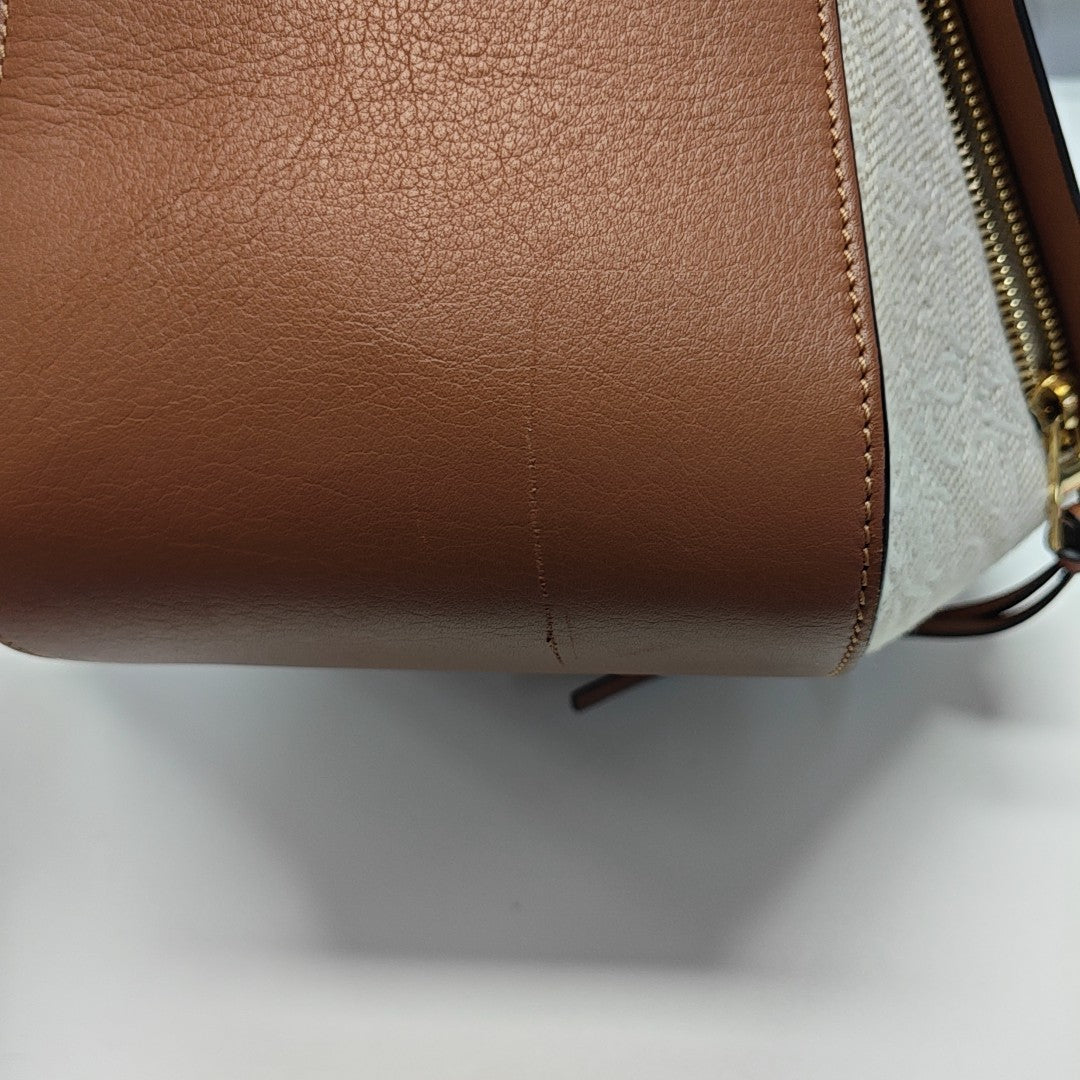 Hammock Small Monogram Calfskin Brown