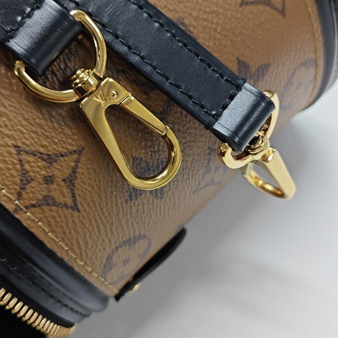 CANNES PM Monogram Coated Canvas Brown