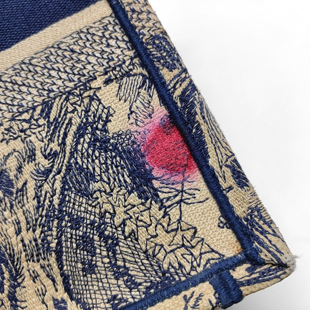Authenticated pre-owned  Book Tote Medium Canvas Blue - Tote Bag at Looply