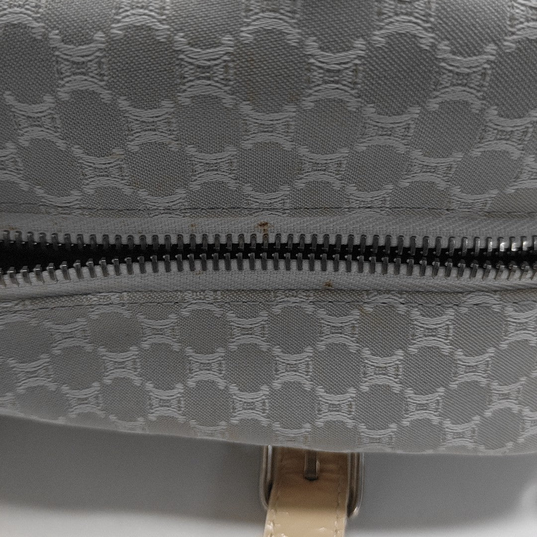 Canvas Top Handle Bag Blue