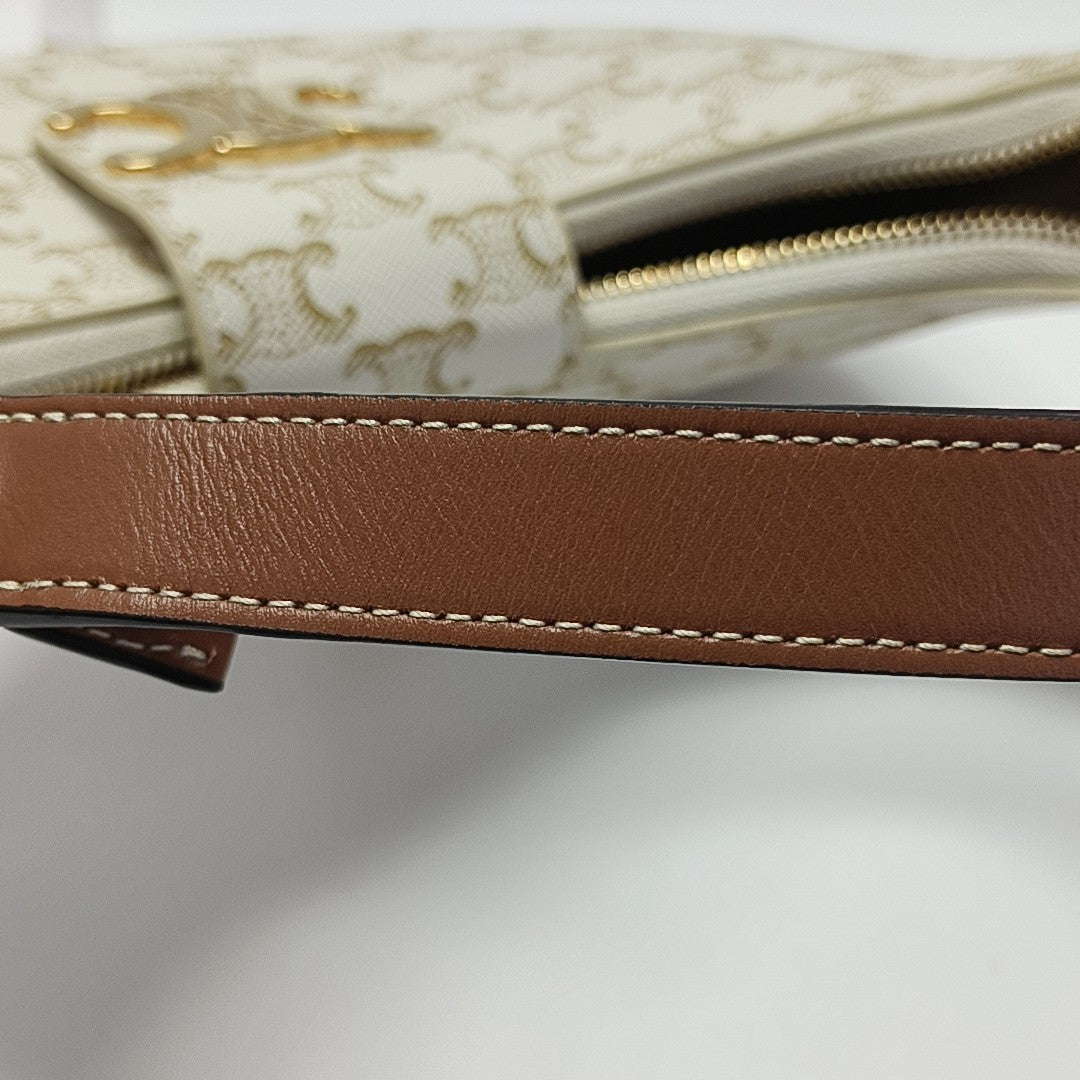 AVA TRIOMPHE Medium Coated Canvas Beige