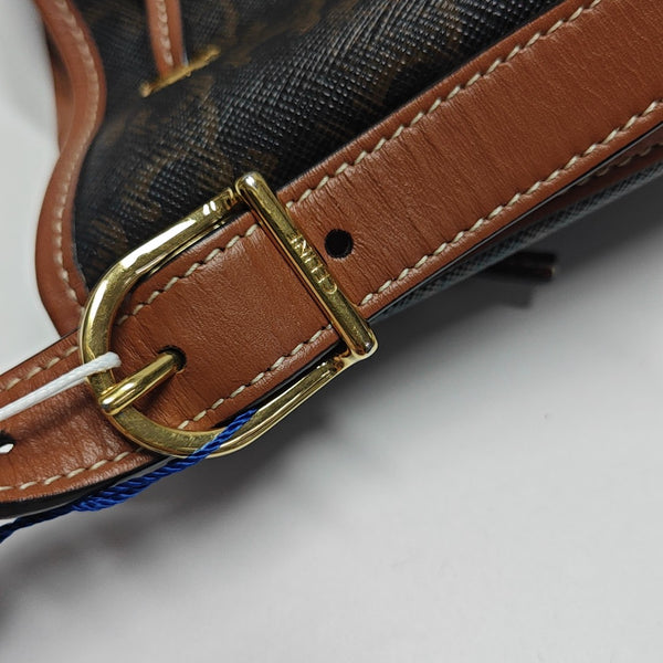 TRIOMPHE CANVAS Small Coated Canvas Brown
