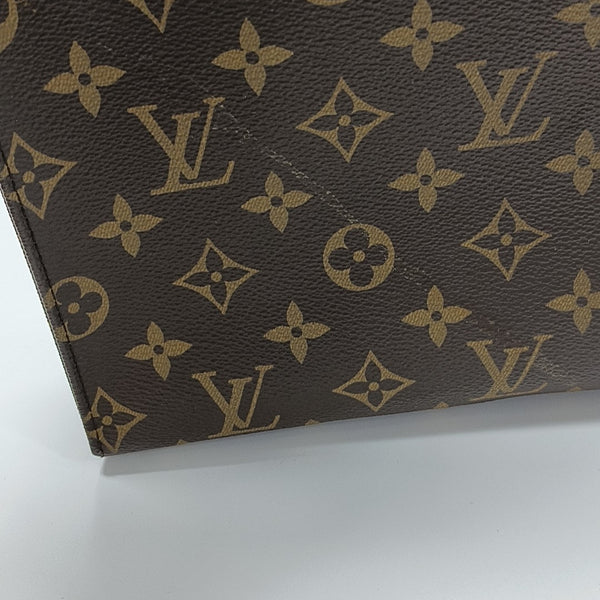 TOILET POCKET 26 Monogram Coated Canvas Brown