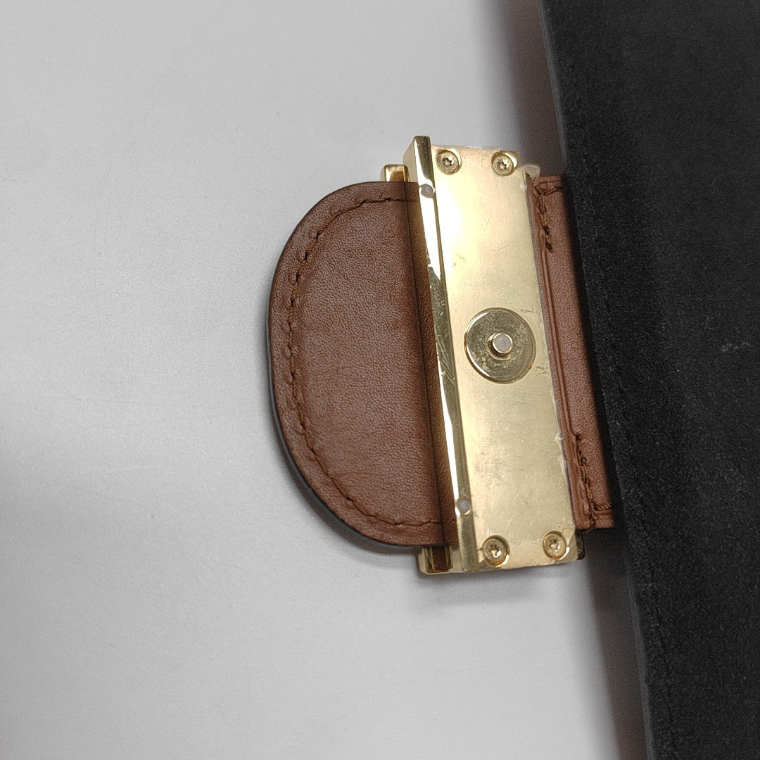 DAUPHINE Mini Monogram Coated Canvas Brown