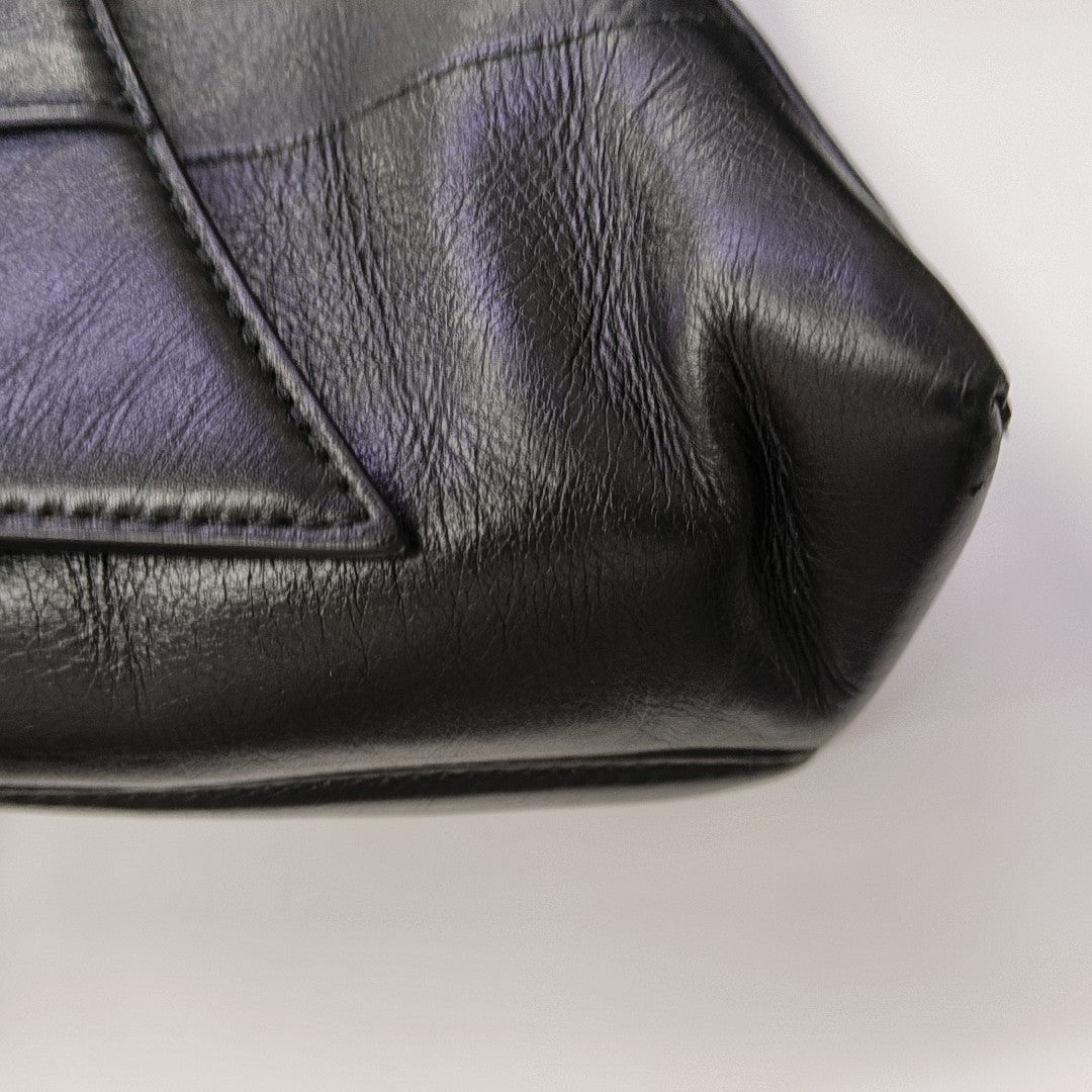 Downtown Small Calfskin Black