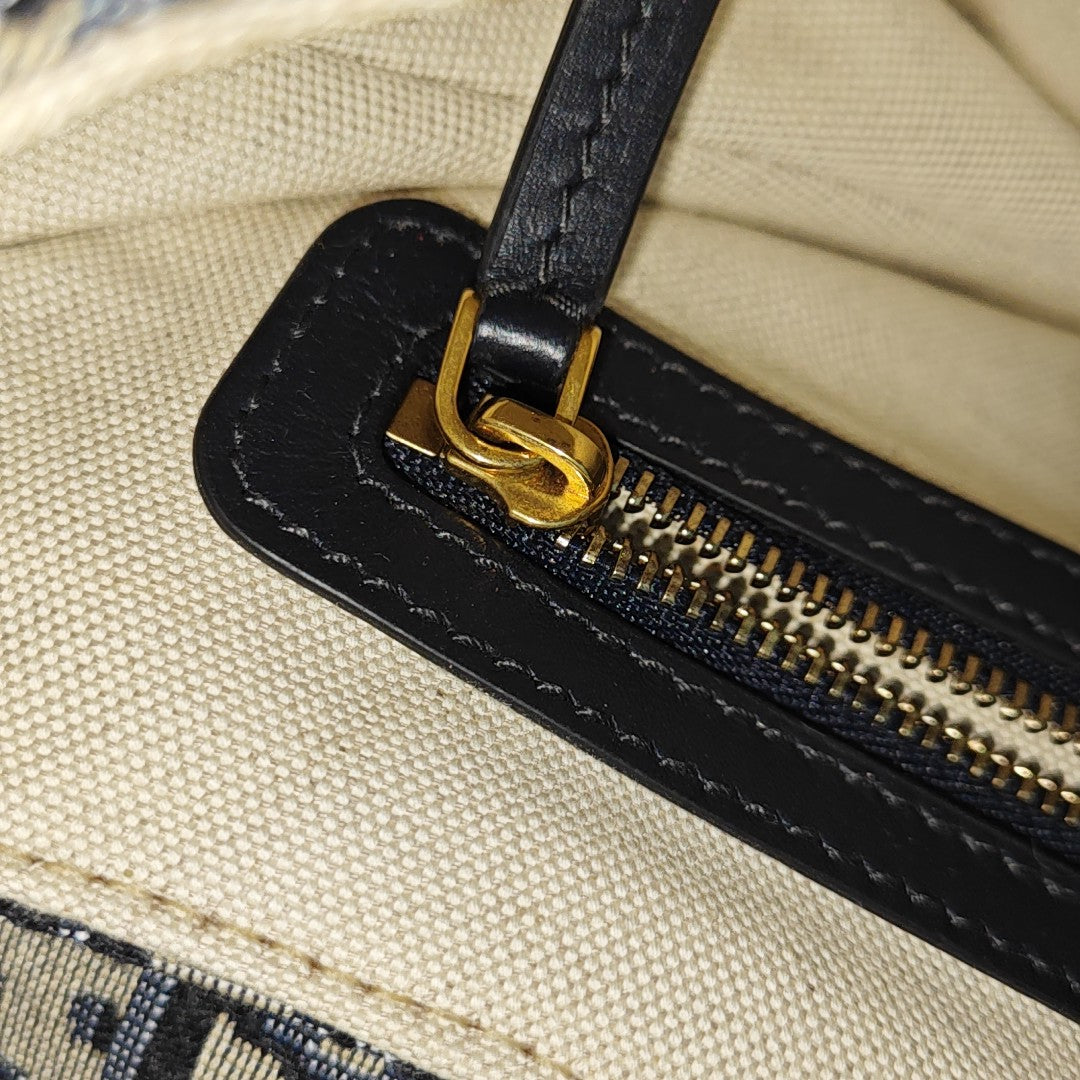 Saddle Mini Oblique Fabric Beige