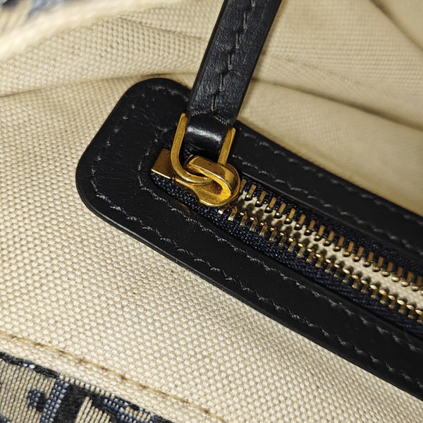 Saddle Mini Oblique Fabric Beige
