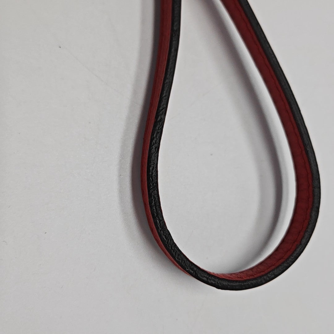 LOCKY BB Monogram Coated Canvas Red