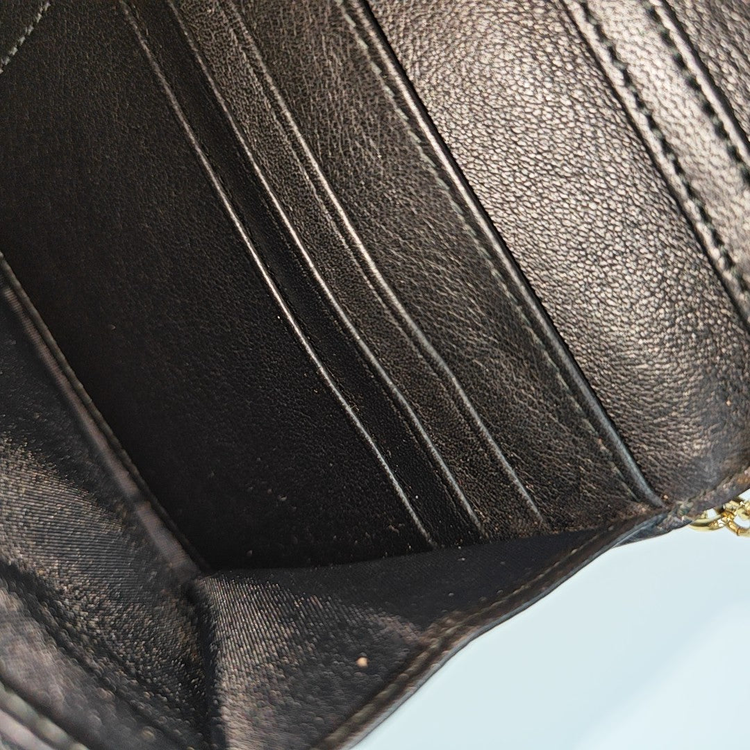 Lady Dior Small Quilted Patent Leather Black