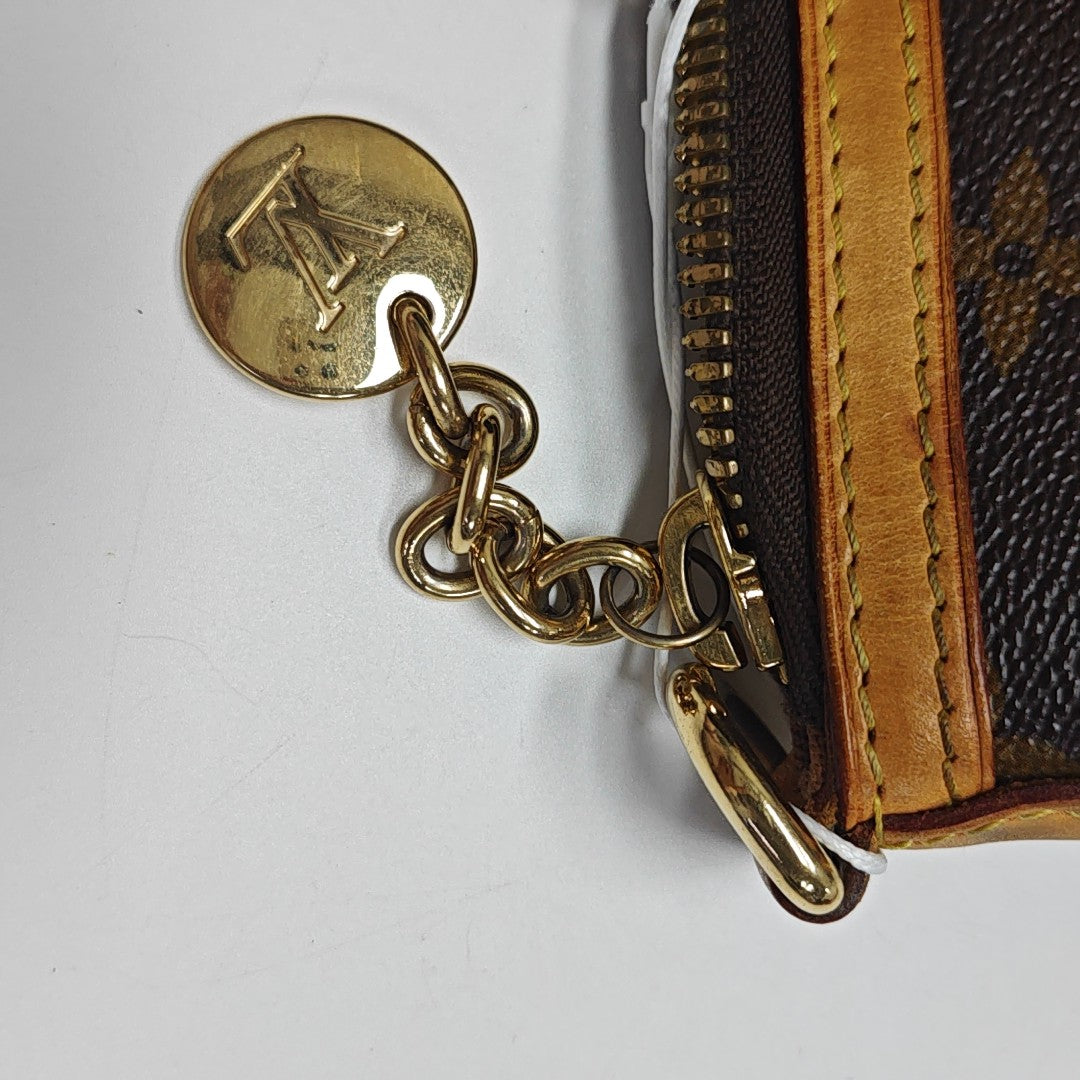 PALERMO GM Monogram Coated Canvas Brown