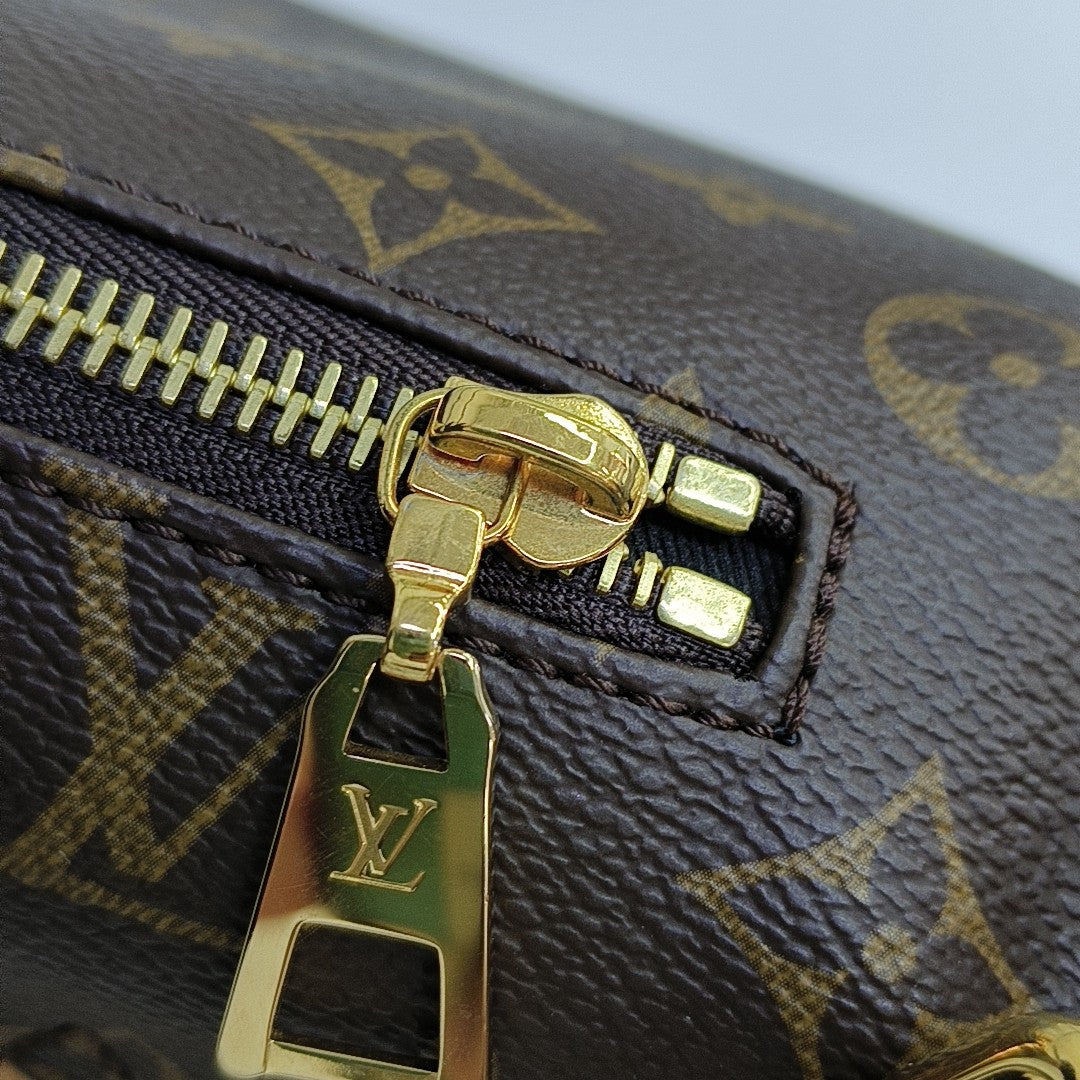 BUMBAG Monogram Coated Canvas Brown