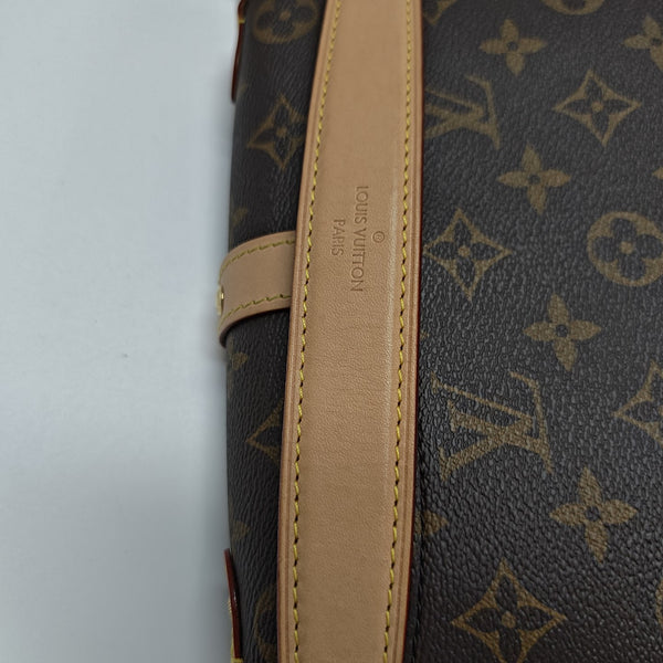 SAUMUR BB Monogram Coated Canvas Brown