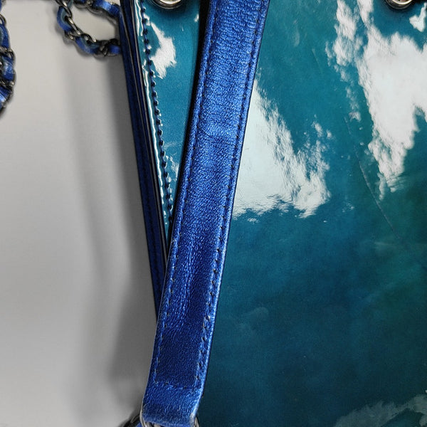 Patent Leather Blue