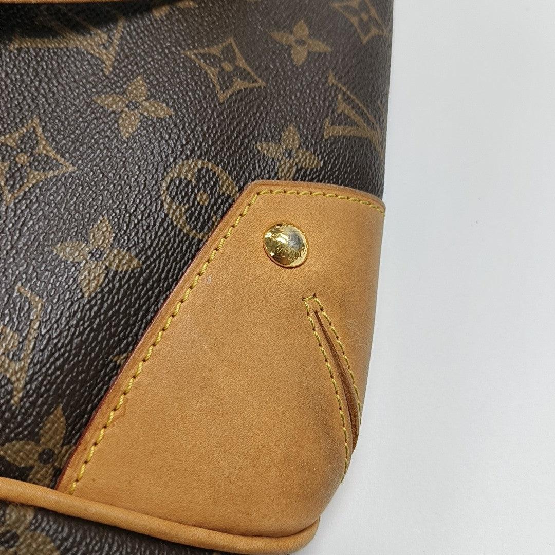 ESTRELA GM Monogram Coated Canvas Brown