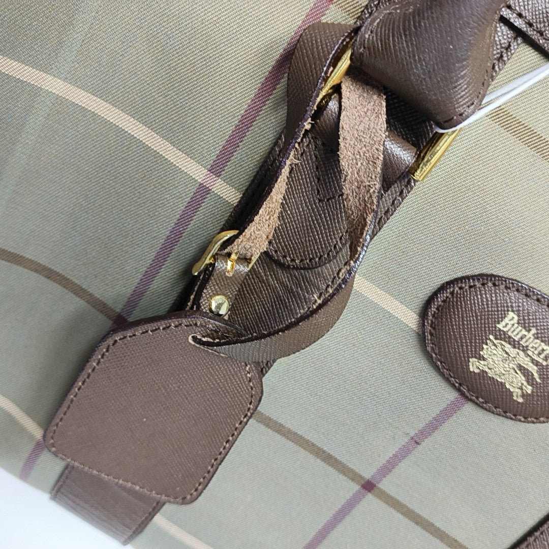 Canvas Top Handle Bag Green