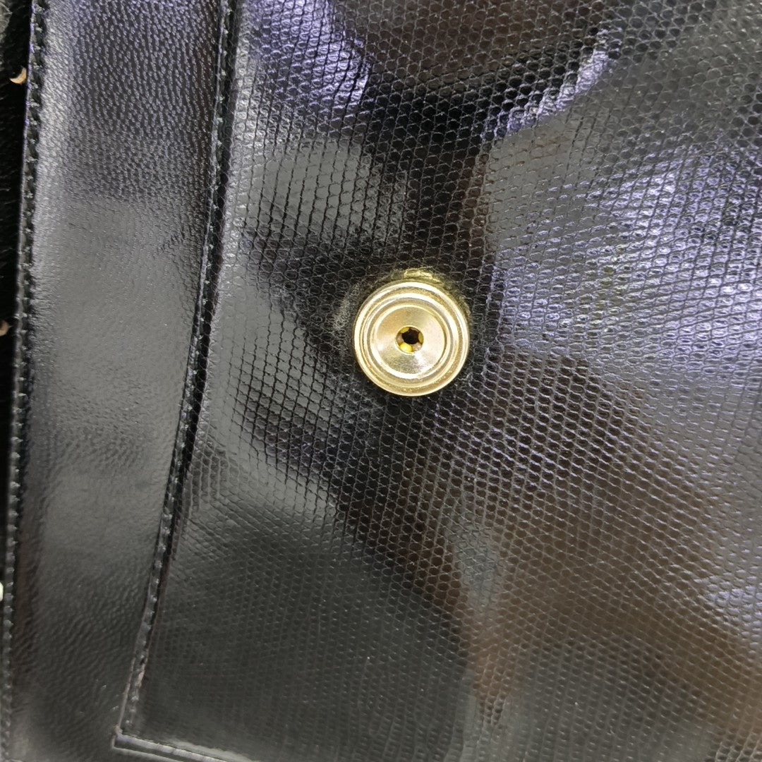 Lambskin Shoulder Bag Black