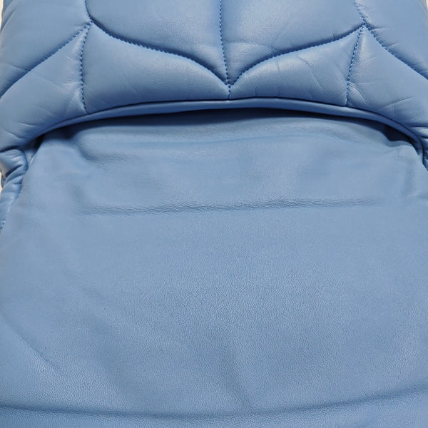 Quilted Lambskin Shoulder Bag Blue