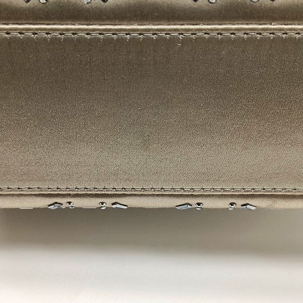 Authenticated pre-owned  Lady Dior Mini Cannage Silk Satin Gray - Tote Bag at Looply