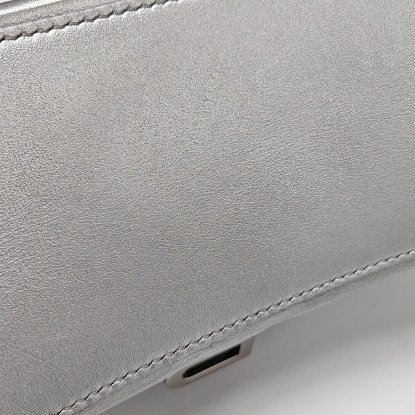 Hourglass S Calfskin Silver