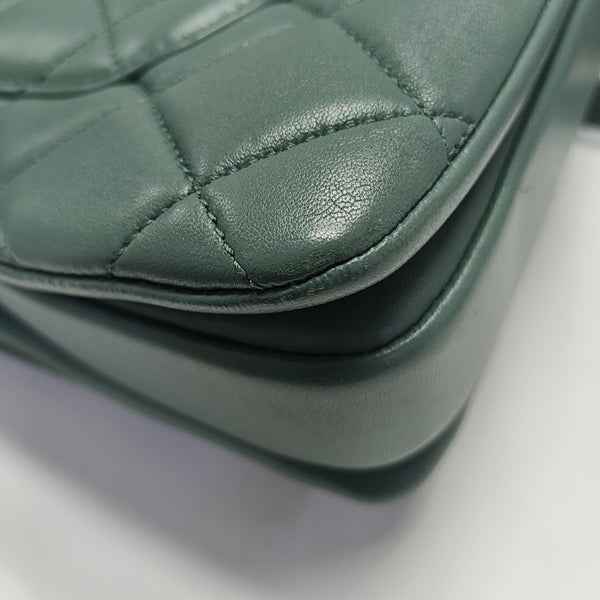 TRENDY CC Quilted Lambskin Green