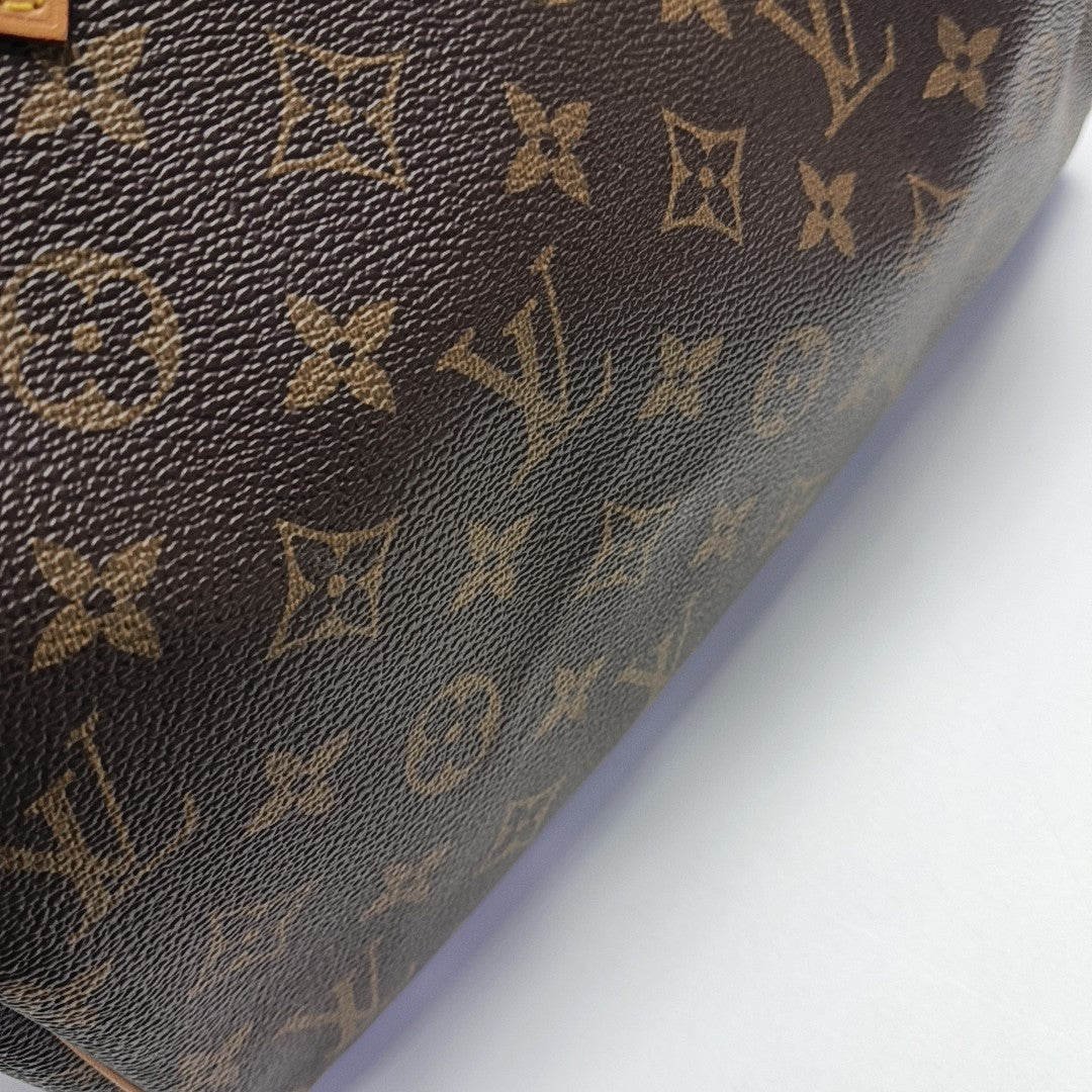 SPEEDY 30 Monogram Coated Canvas Brown