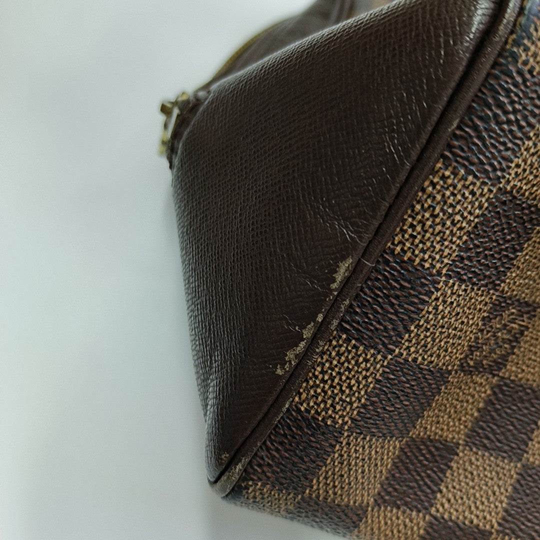 BRERA Damier Ebene Coated Canvas Brown