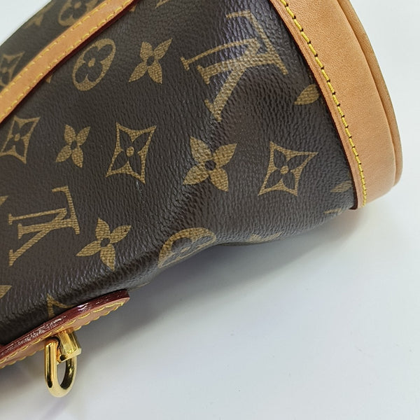 DUFFLE Monogram Coated Canvas Brown
