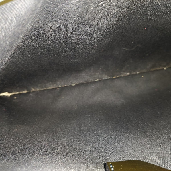 MELROSE AVENUE Monogram Patent Leather Green