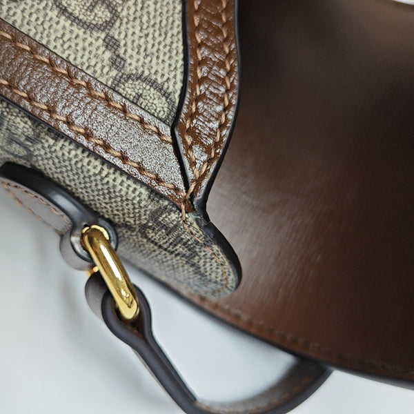 Horsebit 1955 Mini Coated Canvas Beige