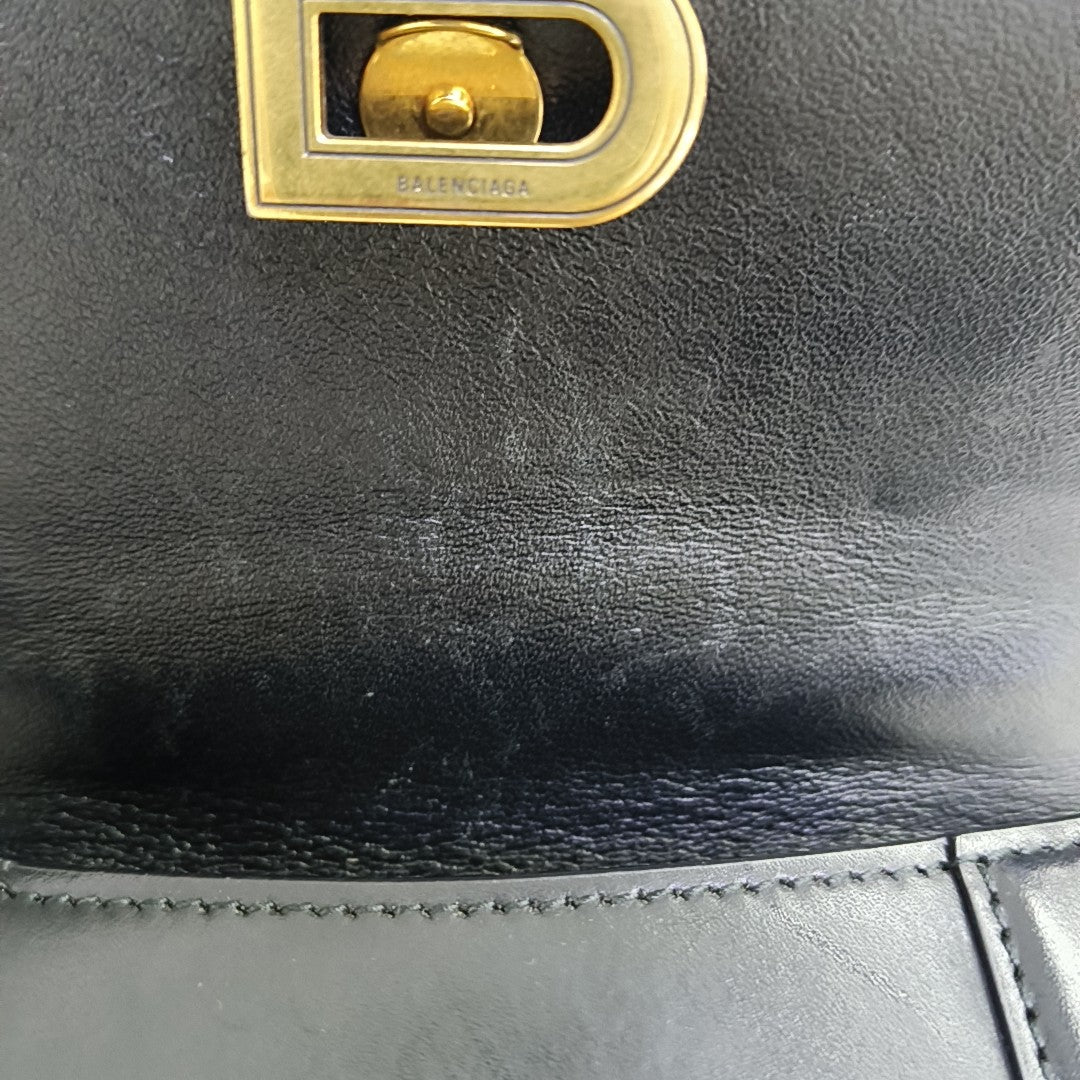 Hourglass XS Calfskin Black