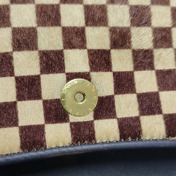 GAZELLE Damier Ebene Horsehair Brown