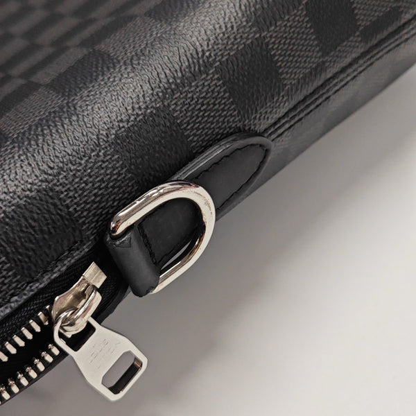 PORTE-DOCUMENTS Damier Graphite Coated Canvas Black