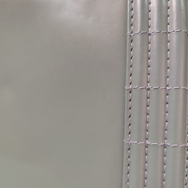 BOY CHANEL Maxi Patent Leather Gray