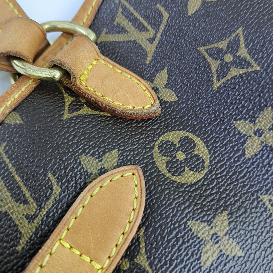 BATIGNOLLES MM Monogram Coated Canvas Brown