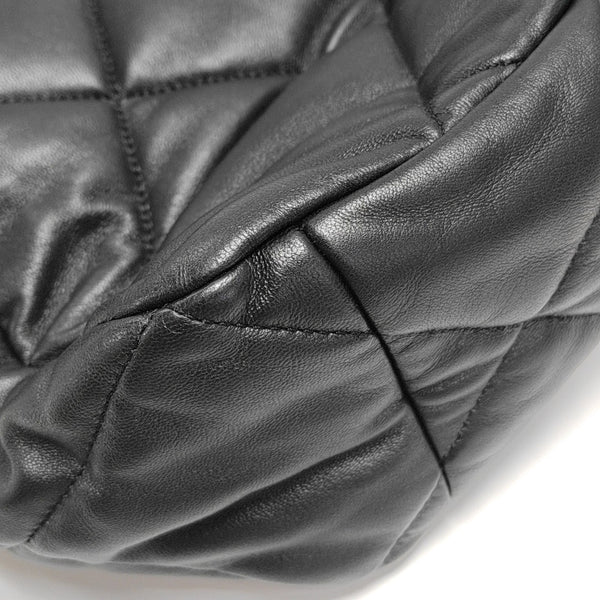 CHANEL 19 Maxi Quilted Lambskin Black