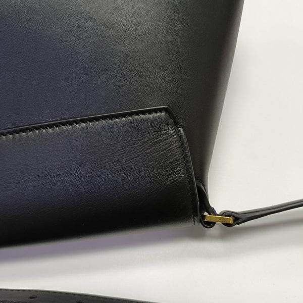Calfskin Shoulder Bag Black