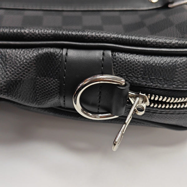 PORTE-DOCUMENTS PM Damier Graphite Coated Canvas Gray