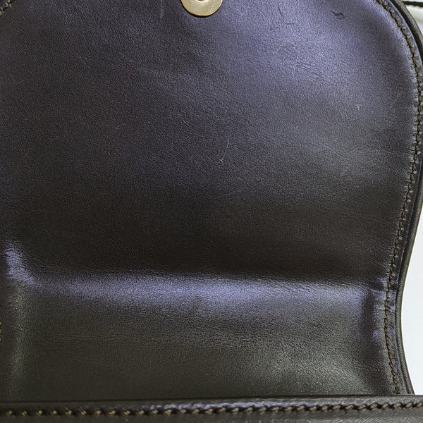 Fabric Shoulder Bag Brown