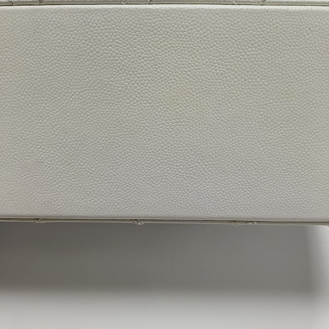 Quilted Calfskin White