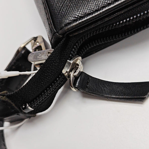 Calfskin Top Handle Bag Black