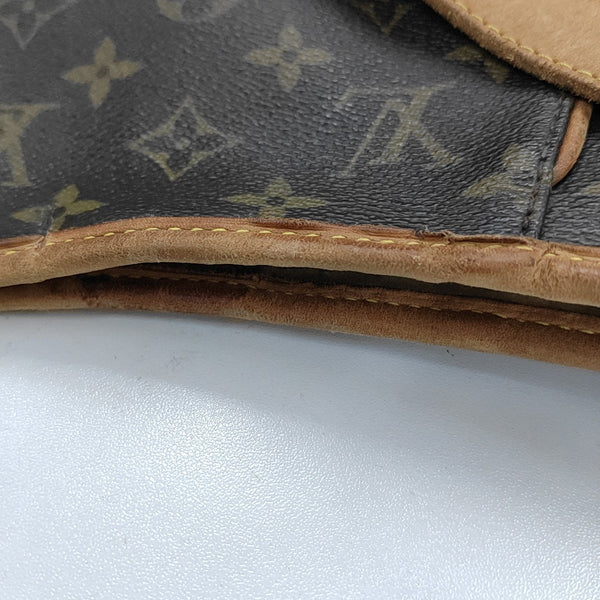 GALLIERA PM Monogram Coated Canvas Brown