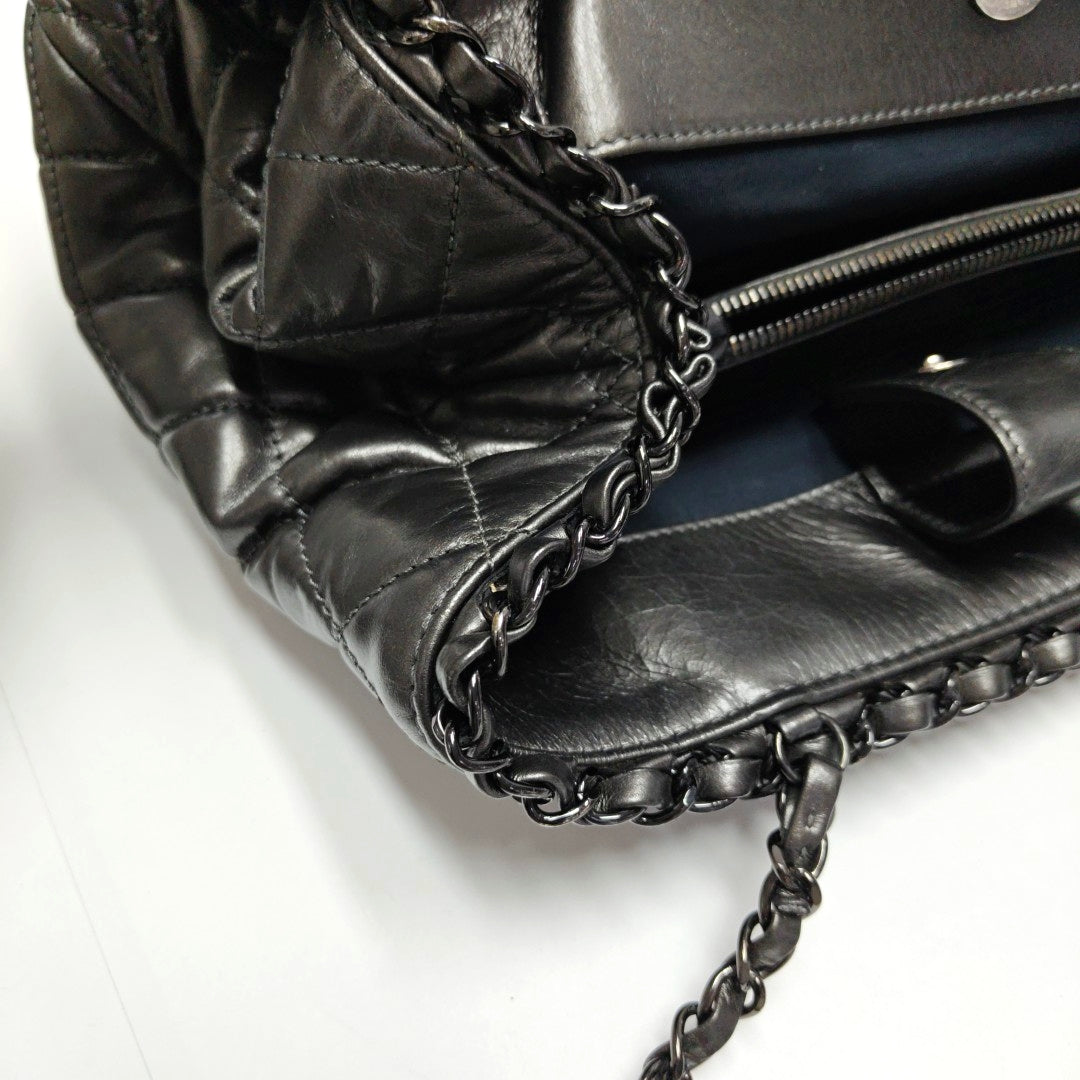 Quilted Calfskin Gray